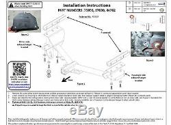 Trailer Tow Hitch For 15-17 Lexus NX200t All Styles with Wiring Harness Kit