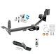 Trailer Tow Hitch For 15-20 Ford F150 Complete Package With Wiring Kit And 2 Ball