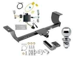 Trailer Tow Hitch For 15-23 Dodge Challenger with Wiring Draw Bar Kit and 2 Ball