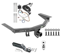 Trailer Tow Hitch For 16-20 Honda Pilot Complete Package with Wiring Kit & 2 Ball