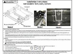 Trailer Tow Hitch For 17-19 Audi Q7 Complete Package with Wiring Kit & 2 Ball