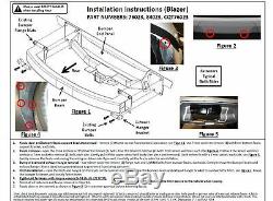 Trailer Tow Hitch For 17-19 GMC Acadia All Styles with Wiring Harness Kit