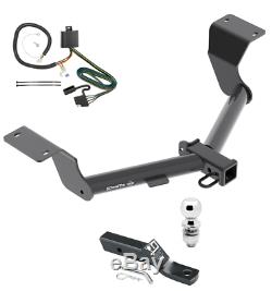 Trailer Tow Hitch For 17-19 Honda CR-V Complete Package with Wiring Kit & 2 Ball