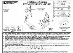 Trailer Tow Hitch For 18-22 Subaru Crosstrek Except Hybrid with Wiring Harness Kit
