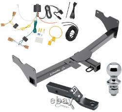 Trailer Tow Hitch For 18-22 Volkswagen Tiguan with Wiring Harness Kit 1-7/8 Ball