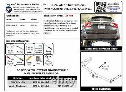Trailer Tow Hitch For 18-23 Honda Odyssey Without Fuse Provisions with Wiring Kit