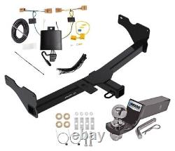 Trailer Tow Hitch For 18-23 Volkswagen Tiguan with Wiring Harness Kit 2 Ball NEW