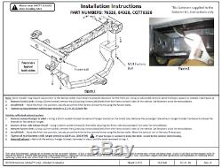 Trailer Tow Hitch For 19-20 Silverado Sierra 1500 New Body Style with Wiring Kit