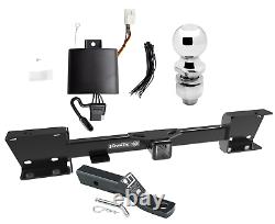 Trailer Tow Hitch For 19-20 Subaru Ascent Complete Package Wiring Kit & 2 Ball
