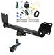 Trailer Tow Hitch For 19-22 Bmw X5 Exc M Sport Pkg Hidden Receiver With Wiring Kit