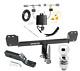 Trailer Tow Hitch For 19-22 Volvo Xc40 Complete Package With Wiring Kit & 2 Ball