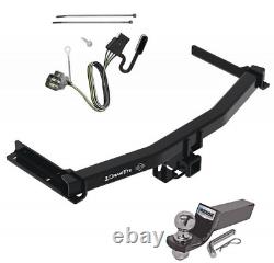 Trailer Tow Hitch For 20-23 Cadillac XT6 with Plug & Play Wiring Kit + 2 Ball NEW