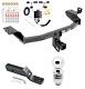 Trailer Tow Hitch For 2019 Jeep Cherokee Complete Package With Wiring Kit 2 Ball