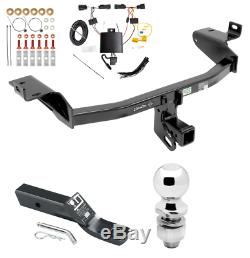 Trailer Tow Hitch For 2019 Jeep Cherokee Complete Package with Wiring Kit 2 Ball