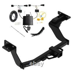 Trailer Tow Hitch For 2021 KIA Sorento 2 Receiver Class 3 with Wiring Harness Kit
