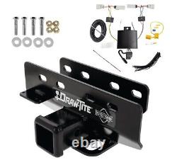 Trailer Tow Hitch For 21-23 Bronco withLED Taillights Exc withOEM Hitch w Wiring Kit