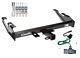 Trailer Tow Hitch For 88-00 Gmc C/k 1500 2500 3500 Receiver + Wiring Kit