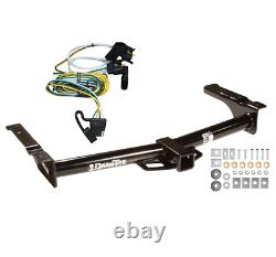 Trailer Tow Hitch For 95-02 Ford Van E150 E250 E350 Receiver & Wiring Harness