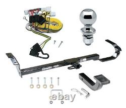 Trailer Tow Hitch For 97-01 Toyota Camry 4 Dr. With Wiring Draw Bar Kit + 2 Ball