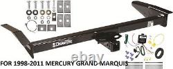 Trailer Tow Hitch For 98-11 Mercury Grand Marquis with Wiring Harness Kit