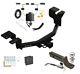 Trailer Tow Hitch With Wiring Kit For 2022 Ford Maverick 2 Ball Mount And Lock