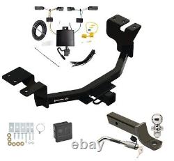 Trailer Tow Hitch with Wiring Kit For 2022 Ford Maverick 2 Ball Mount and Lock